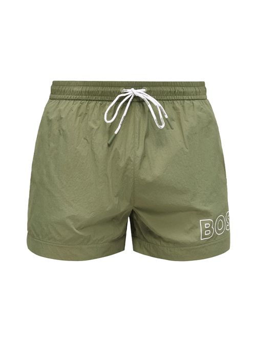 Boxer da mare con logo stampato a contorno BOSS | MOONEYE351-50469280